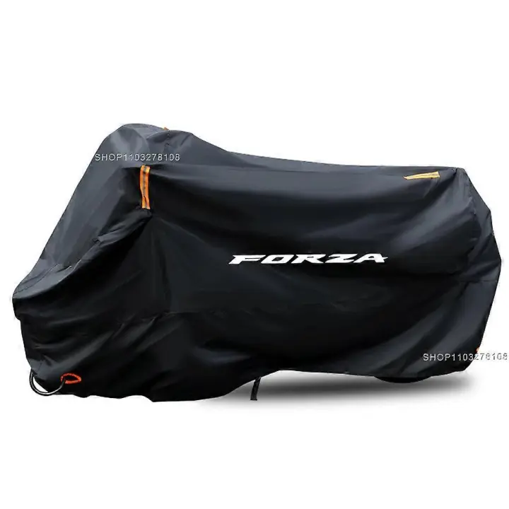 Cubierta de la moto waterproof at Aire BOOK TODA la temporada a prueba de Polvo Protección UV Moto CUBIERTA DE LA Lluvia para Honda Forza 125 250 300 350 750 - 1
