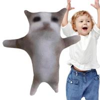 Juguete De Gato Divertido Y Feliz En Peluche Animal De Muñeco Suave Para Niños Y Adultos Regalos De Cumpleaños Y Navidad Accesorio De Sueño Interactivo - details 1