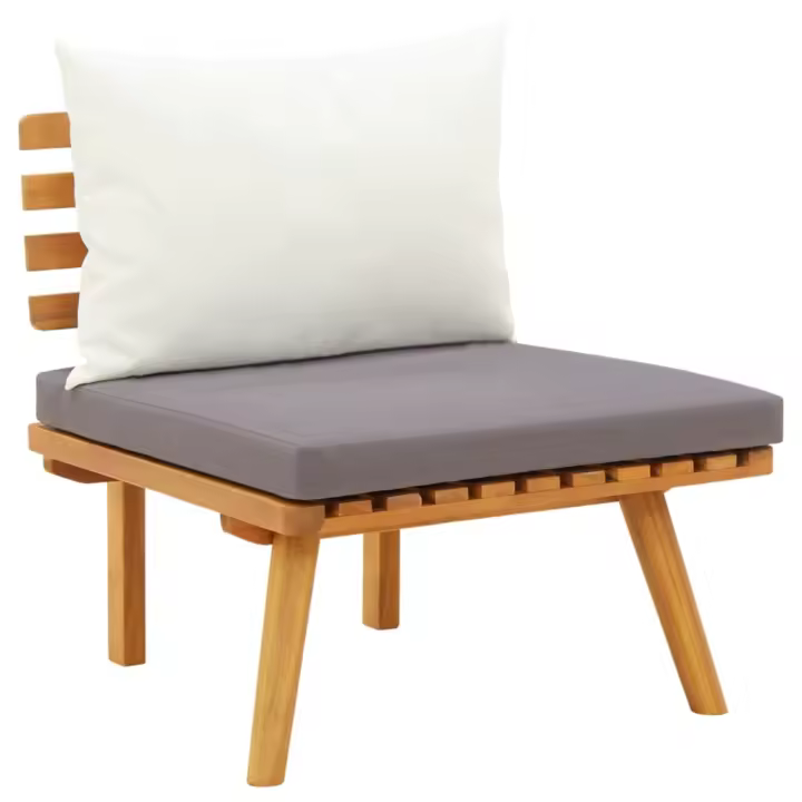 Silla de Jardín con los codos Madera de Acacia - 1