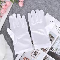 Guantes De Princesa Para Niños Vestido De Satén Con Lazo Guantes De Dama De Moda Unisex Talla De Muñeca Material Poliéster - details 6