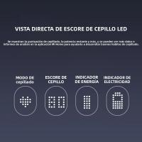 XIAOMI MIJIA T700 Cepillo De Dientes Eléctrico Ultrasonido Con Luz LED Y Control Por APP Blanqueamiento De Dientes Limpiador Oral Para Adultos Incluye 2 Cabezales Y Base De Carga - details 10