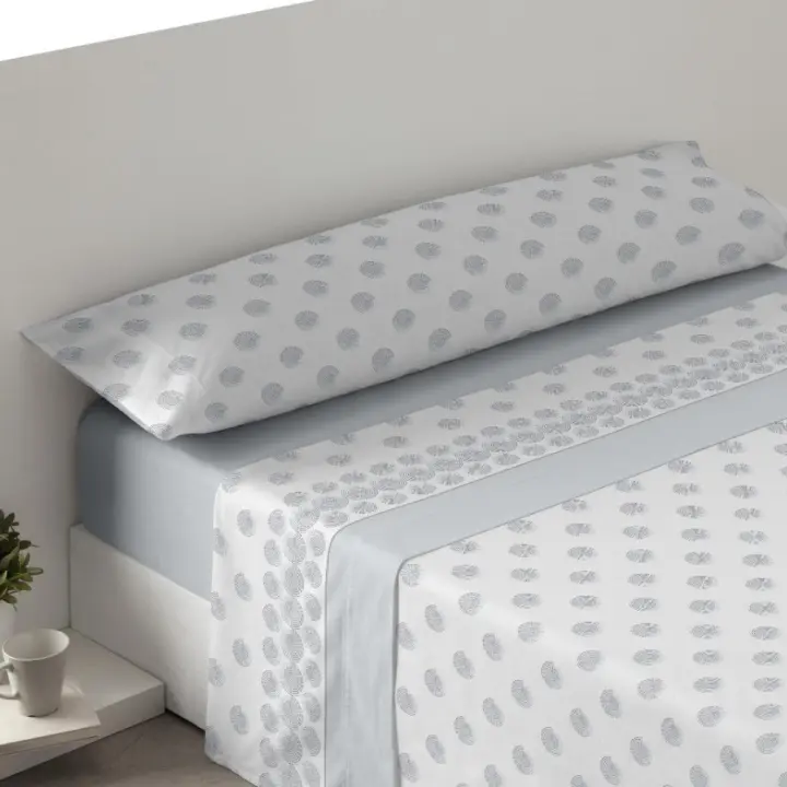KYTZIAS - Juego de Sábanas para Verano tacto Extrasuave. Juego de cama 3 Piezas Microfibra. Sábanas de Verano de colores. Ropa de cama lisa y suave. Estampados modernos para cama de 90, 105, 135 y 150 cm. - 1