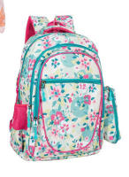 J.S ONDO MOCHILA TIPO TELA PARA MUJER Mochila Escolar Mochila de Viaje Negocios Trabajo Diario Antirrobo Impermeable Grande Mochila Ordenador ESTAMPADO DEL FLORES - details 5