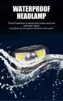 Linterna Frontal LED Recargable 1200LM 8 Modos Sensor De Movimiento Impermeable Para Camping Montañismo Ciclismo Y Atletismo - details 6