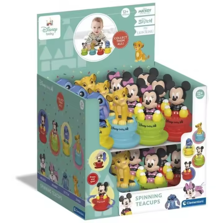 BABY DISNEY PERSONAJES SURTIDOS CON OLLAS GIRATORIAS | CLEMENTONI - 1
