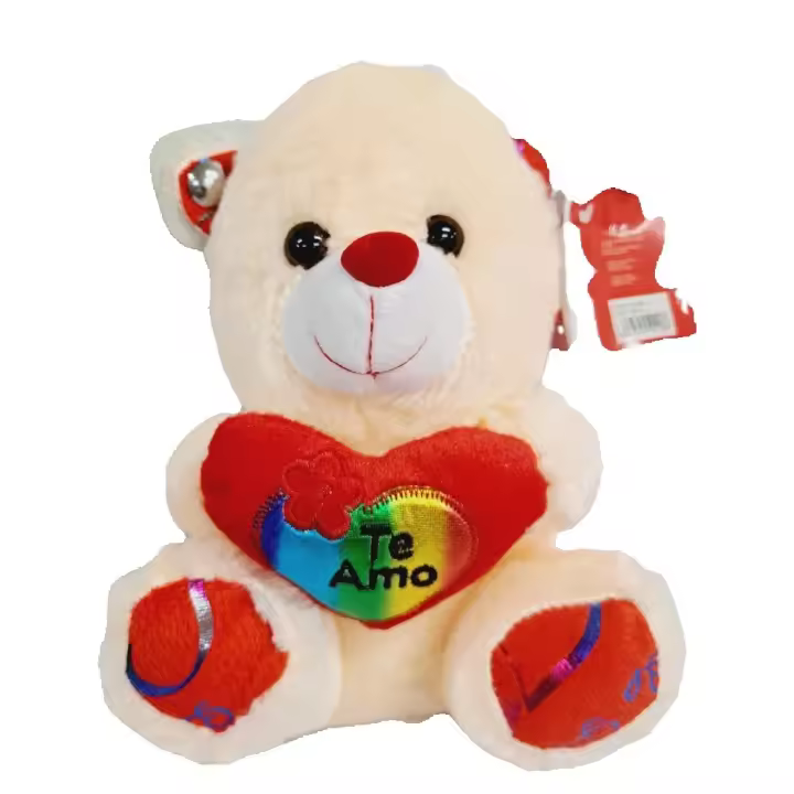 Peluche Osito Con Corazon TE AMO 20cm,te amo te quiero,Día de San Valentín,cm,fespu - 1