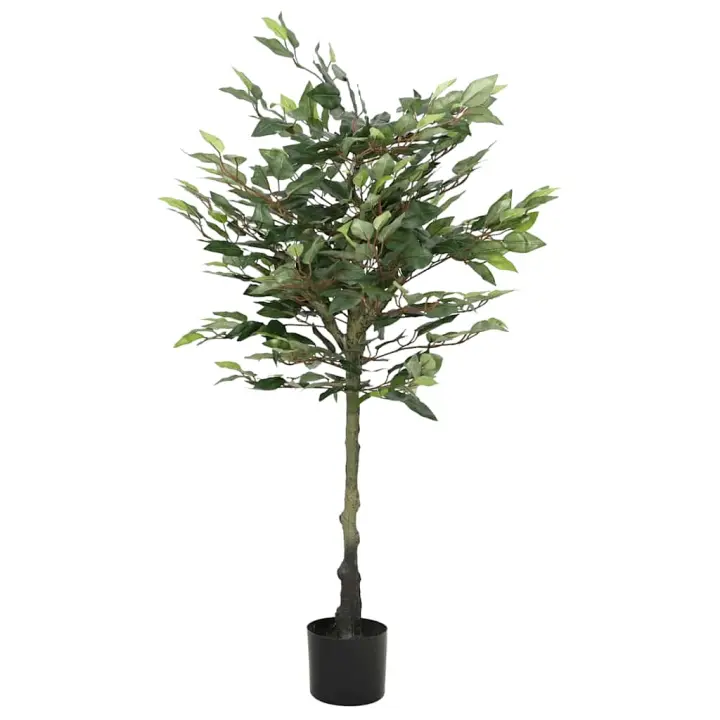 vidaXL Árbol ficus artificial con hojas verde en dimensiones 170 cm/130 cm - 1