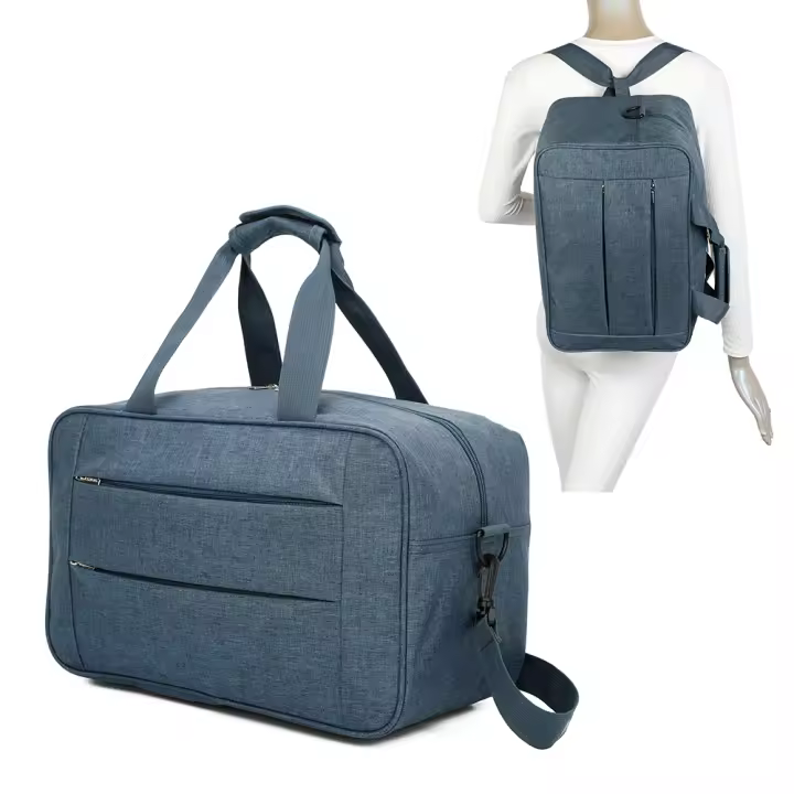 Bolsa de cabina convertible en mochila 40x20x25cm  10kg equipaje de mano bolso de cabina Vueling - Negro/AzulMarino/Rosa/Morado/Rojo/Gris - 1