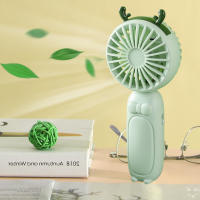 Pequeño Ventilador Mano con Diseño Cuter de Ciervo - Mini y Portátil / Estilo Cute - details 1