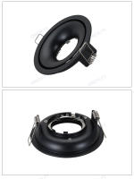 Spotlight LED Recubrimiento Redondo Diámetro 50mm GU10 MR16 Fijación En Techo Negro Y Blanco Fuente De Luz LED Ajustable - details 9