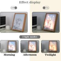 Lámpara De Pared LED Con Fotografía De La Montaña Fuji De Japón Lámpara Nocturna Decorativa Para El Hogar Regalo De Navidad Forma De Luna - details 10