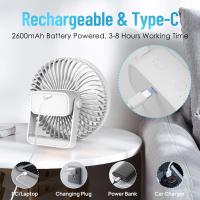 Ventilador de Mesa Recargable 2 en 1 USB Portátil con 4 Velocidades - details 3