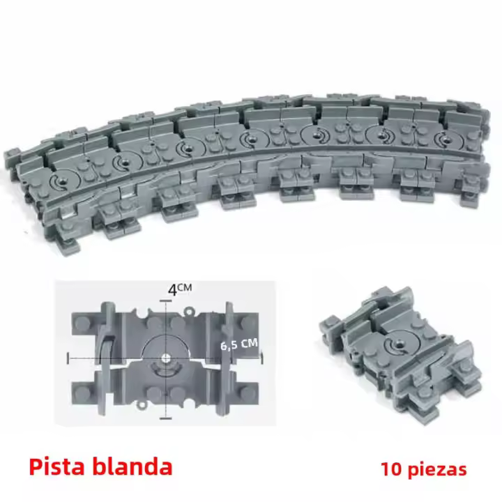Bloques De Construcción Creativos Para Niños City Trains Tracks Flexibles Forked Recto Curvo Riel Suave Juguete De Alta Tecnología DIY - 1