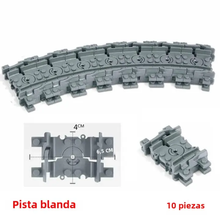 Bloques De Construcción Creativos Para Niños City Trains Tracks Flexibles Forked Recto Curvo Riel Suave Juguete De Alta Tecnología DIY - 1