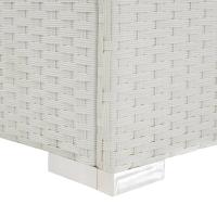 vidaXL Tumbona con cojín ratán sintético Sillas de Exterior Ideal para jardín, playa, piscina, terraza Tumbona Piscina Tumbonas Playa Tumbonas Jardín Exterior - details 4