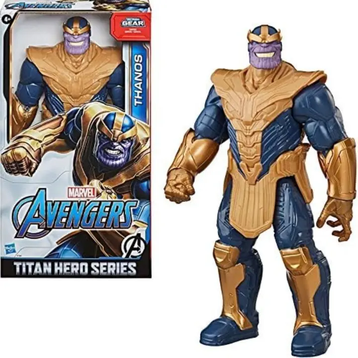 HASBRO - Figura AVENGERS THANOS - MARVEL - Figura coleccionable - Titan Hero - Para mayores de 4 años - 1