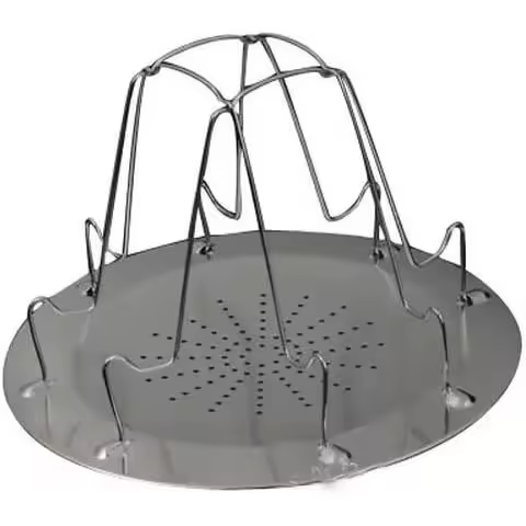 Estufa de camping plegable de acero inoxidable Tostadora para acampar con rejilla para 4 rebanadas Bandeja para cocinar el desayuno Tostadora para 4 tostadas de pan Rejilla para barbacoa Fiesta Senderismo al aire libre Camping Pesca Picnic - 1