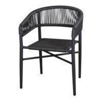 Silla De Cuerda Y Metal Vivian - Misterwils Furniture For Free Souls 57x77x58 - details 8