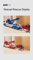 Coche De Rescate De Ingeniería De Aleación 1:18 Con Sonido Y Luz Coche De Pull Back Para Niños Regalo Modelo De Metal Rojo - details 5