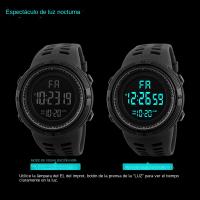 Reloj Deportivo Digital Para Hombre Con Pantalla Luminosa Impermeable Multifuncional Militar Reloj De Pulsera Con Alarma Y Cronómetro - details 6