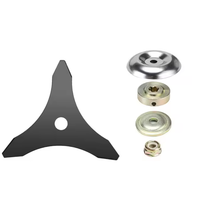 Cuchilla de 3 dientes para desbrozadora Darryy, cabezales de desbrozadora de 25,4 x 255 mm - 1