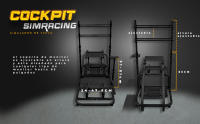 MODAUTO Cockpit Simracing,Estructura para Videojuego,Accesorios de Videojuego, - details 1