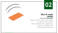 Wange 23Pcs Ladrillos Delgados 3035 4x8 Dots Bloques De Construcción Compatible Con MOC Juguete De Artesanía Para Niños Accesorios De Colores - details 5