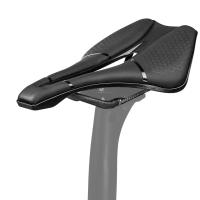 Sillín De Bicicleta Elitaone De Carbono Para MTB/Road 245x139mm Nariz Corta Hueco Asiento De Bicicleta Unisex - details 0