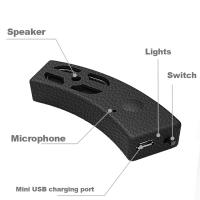 Altavoz Bluetooth Para Motocicleta Y Sombrero De Bicicleta Estéreo Inalámbrico Impermeable Con Subwoofer Mini Boombox Para Viajes Al Aire Libre - details 4