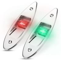 2pcs Lámpara De Navegación LED 12V Para Barco Luz Lateral Impermeable Resistente a La Corrosión Señal De Marina Para Yate - details 1