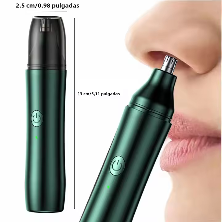 1pc Afeitadora De Nariz Profesional - Peinado Preciso Y Eficiente Para Un Aseo Diario Material ABS Electrónica - 1