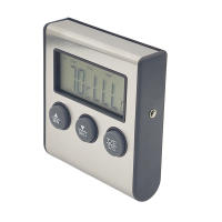 Termómetro Digital Para Cocina Con Púa Para Carne Y Horno BBQ Asador Función Timer Medidor De Temperatura Para Cocinar - details 5