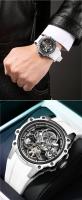 Reloj Mécanico De Lujo MEGIR Para Hombres Con Pantalla De 43mm Acero Inoxidable Impermeable Luminoso Resistente Al Choque Movimiento Automático - details 9