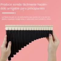 Flute De 18 Tubos Panflute, Material ABS, Desmontable a 16 Tubos, Fácil De Jugar, Para Performance, Enseñanza Y Práctica - details 1