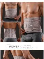 Soporte Para Cintura JINGBA Entrenador De Corporalidad Protección Lumbar Deportiva Faja De Sudoración Fitness Para Hombre - details 9