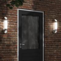 vidaXL Aplique de exterior de acero inoxidable luz de pared exterior Color Negro,  Plateado, y mas - details 1