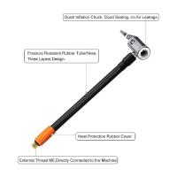 Adaptador De Tubo De Inflado Con Válvula De Neumático M6 Y Mangue De Aire Estándar Herramienta De Reparación De Neumáticos - details 1