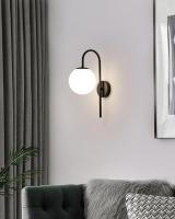 Lámpara De Pared LED De Vidrio Mate Con Interruptor De Enchufe Negro Y Oro G9 Para Pasillo Aisles Luz De Pared Moderna Para Cocina Comedor Dormitorio Foyer Estudio - details 29