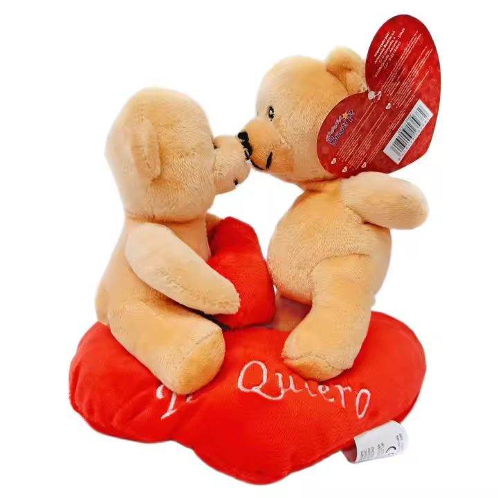 Peluche Parejas De Ositos Con Corazon Te Quiero 20 cm,Día de San Valentín,cm,fespu - 1