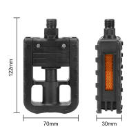 Pedal Plegable Para Bicicleta Universal Con Reflejante Accesorios Para Ciclismo Plataforma Ultraligera De ABS Y Acero Para Vehículos Eléctricos Y Montañas - details 9