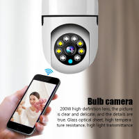 Cámara De Vigilancia WiFi E27 Con Visión Nocturna En Color Rotación De 360° Intercomunicador 2MP Soporte iOS Y Android Yi Lot - details 1
