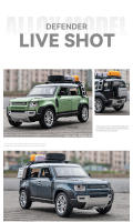 Coche De Juguete Land Rover Defender 1:24 En Escala SUV De Aleación De Metal Con Herramientas Desmontables Vehículo De off Road Para Niños Regalo Para Chicos - details 14