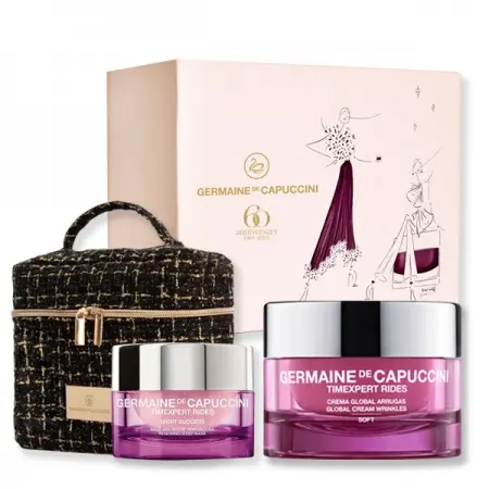 Germaine de Capuccini Timexpert Rides- Soft Crema global arrugas 50ml + Timexpert Rides Night Success Máscara noche renovadora 30ml +Neceser - 1