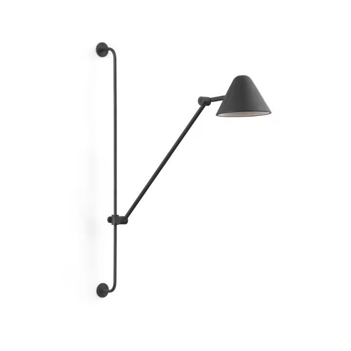 Novolux Lighting - Aplique de pared - ARM, uso interior, H76 cm, LED cob, 5W, 3K, 728lm, negro, IP20, interior - 1