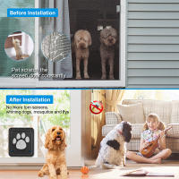 Puerta Para Perros De Pantalla Con Abertura Magnética Cerrable Tamaño 8x10 Pulgadas Adecuado Para Pequeños Perros Material Plástico - details 5