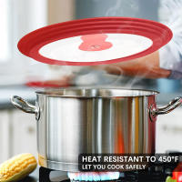 Tapa De Sartén Universal De Silicona Grande Apta Para Ollas Pans Y Frying Pans Ajuste Para 16cm a 32cm Eco-amigable - details 2