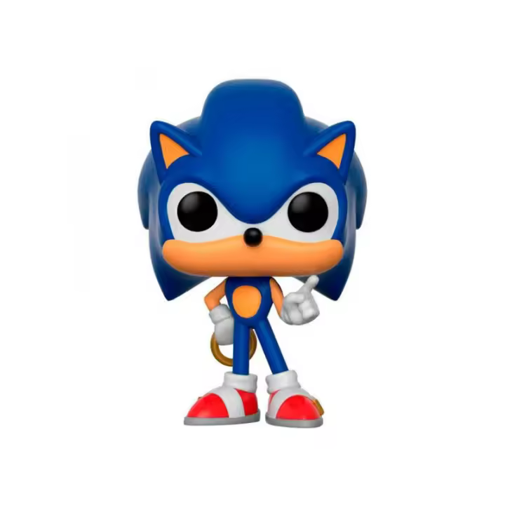 Figura Funko Pop! Juegos Sonic The Hedgehog Sonic con Anillo Modelo 283 | 20146 -  Original - Figuras Miniaturas Coleccionables Para Exhibición - Idea De Regalo - Mercancía Oficial - Juguetes Para Niños Y - 1