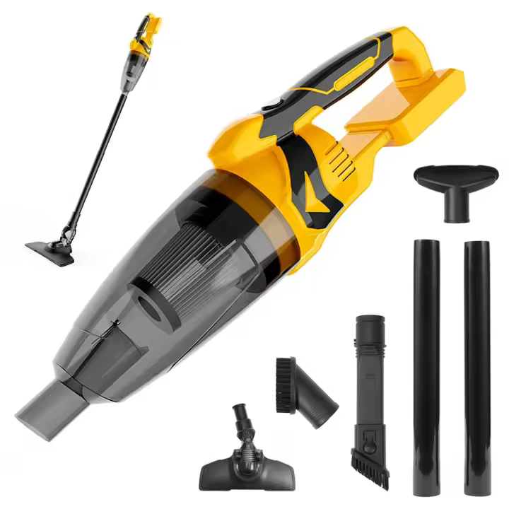 Aspiradora inalámbrica de mano eléctrica, aspiradora inalámbrica para el hogar y el coche, doble uso, portátil, limpieza de alta potencia para batería Makita de 18V - 1