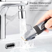 Professional electric hair clipper for men, adults and children, cordless hair clippers, hair clipper, hair cutting machine - details 8