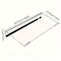 1pc Soporte De Teclado De Acrílico Compacto Elevador Para Teclado De Escritorio Y Mini PC Compatible Con Marcas Como Logitech HP Microsoft Y MoreScope - details 5